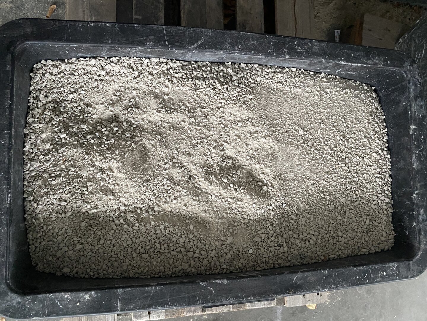 Recycling-Körnungen aus Kalksandstein