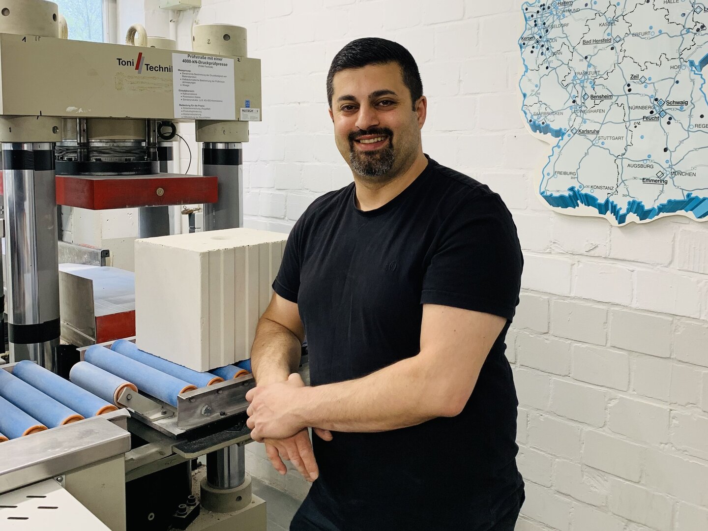 Hasan Ekinci, Baustoffprüfer