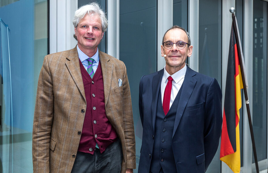 Jan D. Radmacher und Prof. Dietmar Walberg